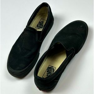Vans Classic Slip On, Size: 9, black/black